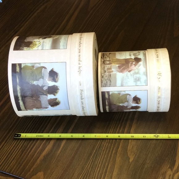 FINAL SALE PRICE 2 Pc Photo Storage Containers - Picture 4 of 4